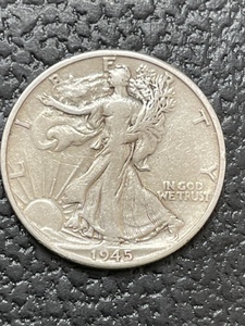 1945-D Walking Liberty Half Dollar