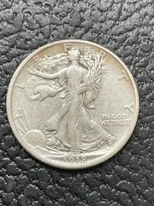 1918 Walking Liberty Half Dollar