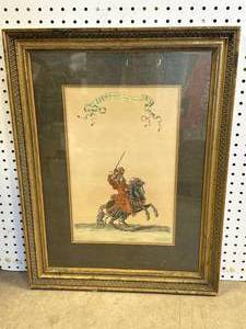 Very Old Framed Artwork 20x26 Inch