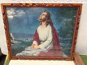 Framed Print of Jesus Christ 17x21 Inch