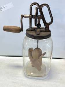 Vintage Hand Cranked Butter Churn