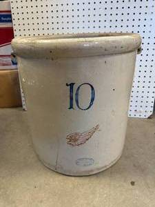 10 Gallon Red Wing Stoneware Crock