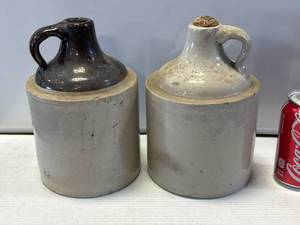 Lot of 2 Stoneware Jugs