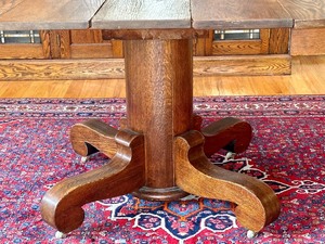 lot 48 image: Antique Empire Style Dining Table