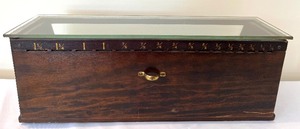 lot 108 image: Vintage Counter Top Spool Case