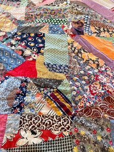 lot 239 image: Vintage Queen Quilt Crazy Top