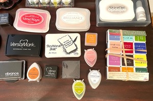 lot 245 image: Stamp Pads Galore