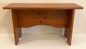 lot 261 image: Vintage Wooden Stool