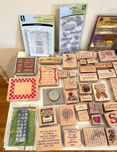 lot 274 image: Large Grouping of Crafting Stamps