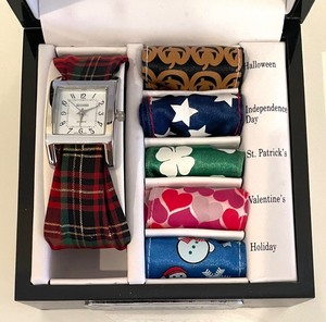 lot 280 image: Kessaris Seasonal 6 in 1 Watch and Band Set