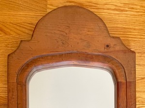 lot 297 image: Vintage Wooden Framed Wall Mirror