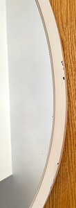 lot 306 image: Vintage Oval Wall Mirror