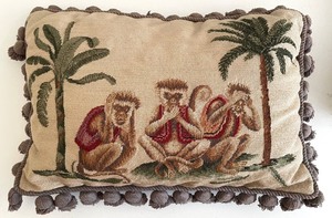 lot 307 image: Two Vintage Accent Pillows