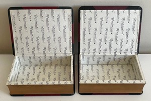 lot 356 image: Faux Books Treasure Boxes