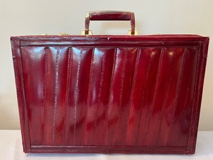 lot 140 image: Vintage Eel Skin Briefcase