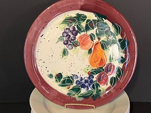 lot 197 image: Set of Ten Large White Plates and a Decorative Platter