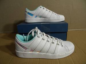 lot 100 image: Brand New K-Swiss Womens Ramli Court Sneaker Size 8