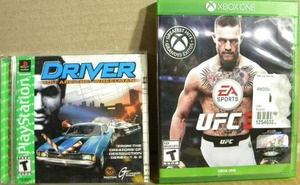 lot 114 image: Xbox One UFC Game  Playstation Driver Game