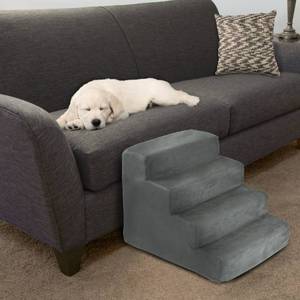 lot 6 image: Brand New PetMaker Portable Foam Pet Stairs ((MSRP $74.99))