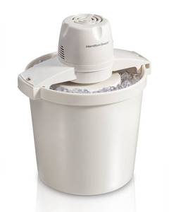 lot 37 image: New - Open Box  Hamilton Beach 4-Qt. Ice Cream Maker
