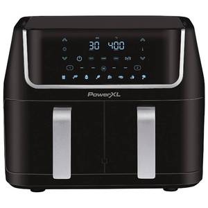 lot 72 image: New  PowerXL Vortex Dual-Basket 10-Qt. Air Fryer
