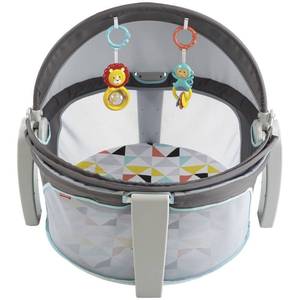 lot 74 image: New  Fisher-Price On-the-Go Baby Dome - Yellow
