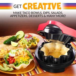 lot 90 image: NewOpen Box  Taco Tuesday Baked Tortilla Bowl Maker