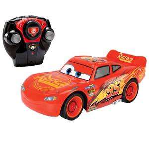 lot 92 image: Looks NewNTF  Jada Toys 124 Scale Disney Pixar Lightning McQueen Remote Controlled Crash Car