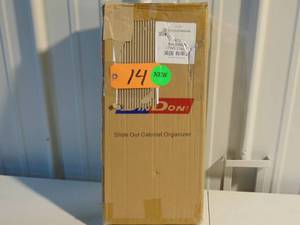 DinDon 1 Tier Pull Out Cabinet Organizer 11WX21D