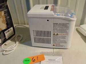 Silonn Countertop Ice Maker Machine, Portable Ice Maker Countertop with Handle - Model SLIM06B