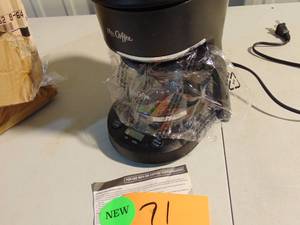 New - Mr. Coffee Brew Now or Later Coffee Maker, 12- Cup, Black