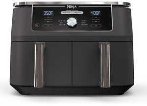New - Ninja DZ401 Foodi 10 Quart 6-in-1 DualZone XL 2-Basket Air Fryer with 2 Independent Frying Baskets