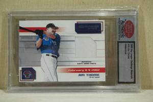 lot 25 image: 2002 Big League Challenge Jim Thome #15 Jersey Insert Baseball Card - Untouched
