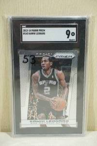 lot 39 image: 2013-14 Panini Prizm Kawhi Leonard #143 Basketball Card - SGC 9
