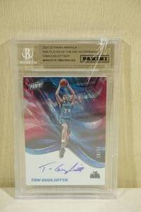 lot 49 image: 2021-22 Panini Tom Gugliotta Player of the Day Auto Basketball Card - 2035