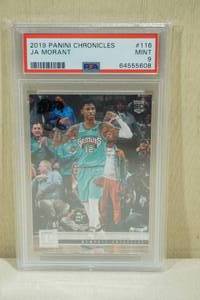 lot 54 image: 2019 Panini Chronicles Ja Morant #116 Rookie Basketball Card - PSA 9