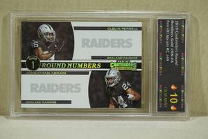 lot 153 image: 2019 Panini Contenders Round Numbers #RN-FA FerrellAbram Football Card - 4449