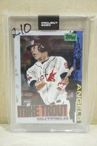lot 169 image: 2020 Topps Project 2020 Mike Trout #85 Redemption Baseball Card