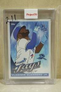 lot 170 image: 2021 Topps Project 70 Vladimir Guerrero Jr #409 Redemption Baseball Card