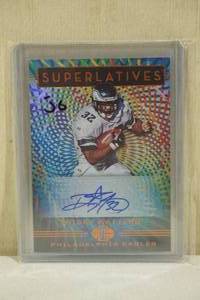 lot 174 image: 2020 Panini Illusions Ricky Watters #SU39 Superlatives Signed Football Card