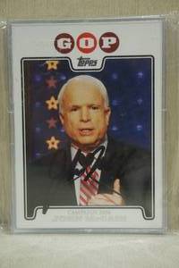 lot 180 image: 2008 Topps John McCain Signed Card - with COA