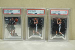 lot 233 image: Graded Keldon Johnson Rookie Basketball Cards - 2019 Panini Mosaic and Prizm