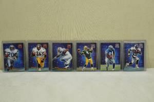 lot 237 image: 1998 Topps Stars Football Cards - Sanders, Bettis, George, Favre, Moore, Davis -