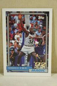 lot 225 image: 1993 Topps Gold Shaquille ONeal #362 Rookie Basketball Card