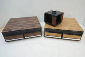 lot 75 image: VHS storage drawers