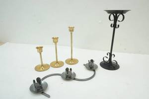 lot 96 image: Candleholders