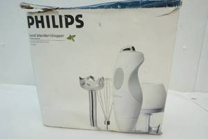 lot 269 image: Philips hand blender chopper