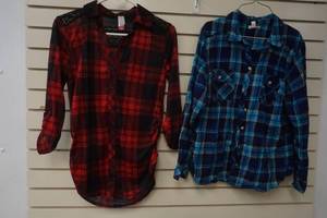lot 448 image: ladies flannel shirts