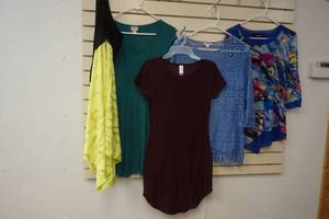 lot 450 image: Ladies blouses