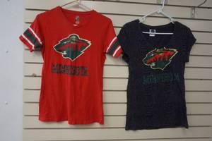 lot 470 image: Minnesota Wild Ladies Shirts